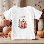 Pink Pumpkin Watercolor Boho Baby Girl Shower