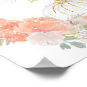 Pink Pumpkin Welcome Sign Poster (Hoek)