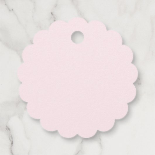 Pink Pumpkins Baby shower Bedankt Bedankjes Labels (Achterkant)