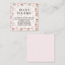 Pink Pumpkins Girl Baby Book Request Informatiekaartje