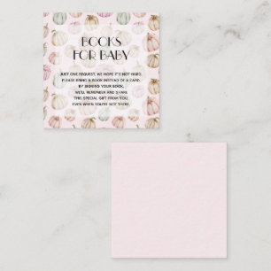 Pink Pumpkins Girl Baby Book Request Informatiekaartje