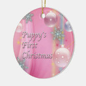 Pink Puppy's Eerste Kerstboom Ornament (Links)