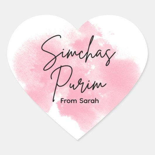 Pink Purim Label (Voorkant)