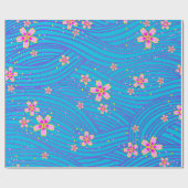 pink purple and blue cadeaupapier (Vlak)