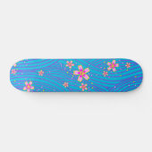 pink purple and blue persoonlijk skateboard (Horizontaal)