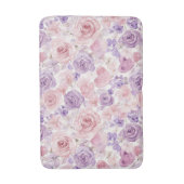 Pink Purple Blush Flowers Hearts Valentine's Day Badmat (Voorkant Verticaal)