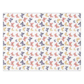 Pink Purple Butterflies Tafelkleed (Voorkant (Horizontaal))