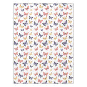 Pink Purple Butterflies Tafelkleed (Voorkant)