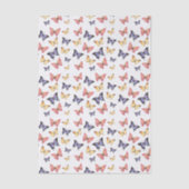 Pink Purple Butterflies Tissuepapier (Voorkant)