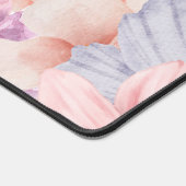 Pink & Purple Floral Pattern Bureaumat (Hoek)