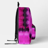 Pink & Purple Ikat Bedrukte Rugzak (Links)