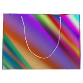 Pink Purple multicolored abstract pattern editable Groot Cadeauzakje (Achterkant)