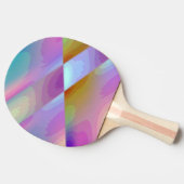 Pink Purple Multicolored abstract pattern editable Tafeltennisbatje (Zijkant)