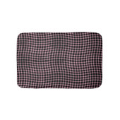 Pink Purple Plaid Checker Seamless Pattern Badmat (Voorkant)