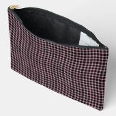 Pink Purple Plaid Checker Seamless Pattern Large Etui (Open)