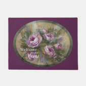 Pink / Purple Roses Deurmat (Voorkant)