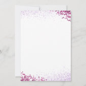 Pink Purple Sequin Soccer Girl Birthday Kaart (Achterkant)