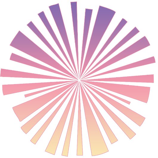 Pink Purple Shine Minimalist Mug | Glow Art Mok