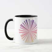 Pink Purple Shine Minimalist Mug | Glow Art Mok (Links)