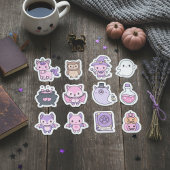 Pink & Purple Spooky Creatures Magic Stickers