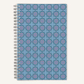 Pink & Purple Square Pattern Notitieboek (Voorkant)