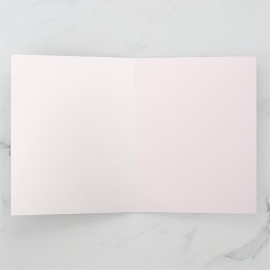 Pink Purple Unicorn Head Kaart (Binnen)