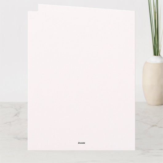 Pink Purple Unicorn Head Kaart (Achterkant)