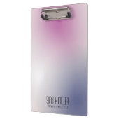 Pink Purple White Minimalist Aesthetic Gradient Klembord (Links)