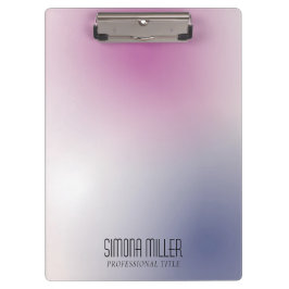 Pink Purple White Minimalist Aesthetic Gradient Klembord