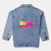 Pink Pyramids for Men T-Shirt Denim Jacket (Achterkant)