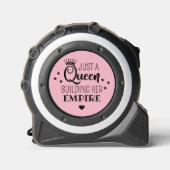 Pink Queen Bouwt Haar Rijk Citaat Rolmaat (Voorkant)