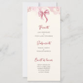 Pink Quinceañera Celebration Programma