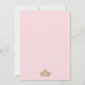 Pink Quinceañera Invitations Kaart (Achterkant)