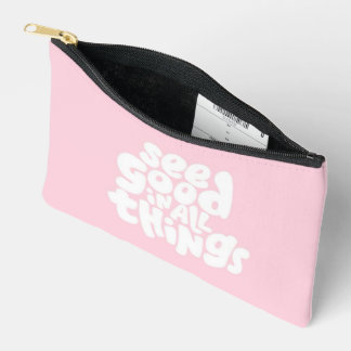 Pink quotes Makeup/ Skincare Print Cut Sew Bag Etui