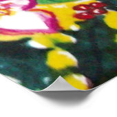 PINK RABBIT, CHRISTMAS CANDLES EN HOLLYBERRIES POSTER (Hoek)