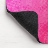 Pink Rage Grunge Art Mousepad Muismat (Hoek)