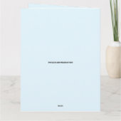 PINK RAINBOW CUPCAKE CANDLE BIG BIRTHDAY KAART (Achterkant)