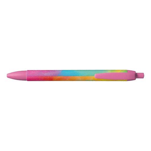 Pink Rainbow Custom Name Pen (Achterkant)