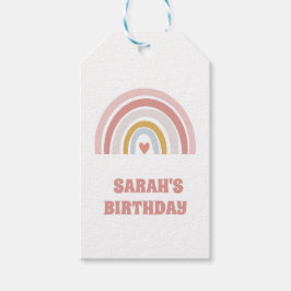 PINK RAINBOW GIFT-LABEL AAN AANPASSING OF PERSOONL CADEAULABEL