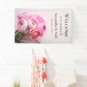 Pink ranunculus bouquet spandoek (Insitu)