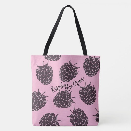 Pink Raspberry Dream Tote Bag (Voorkant)