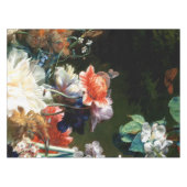 PINK RED ANEMONES WHITE FLOWERS, BUTTERFLES IN BLA TAFELKLEED (Voorkant (Horizontaal))