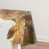 PINK RED ANEMONES WHITE FLOWERS, BUTTERFLES IN BLA TAFELKLEED (Voorbeeld)