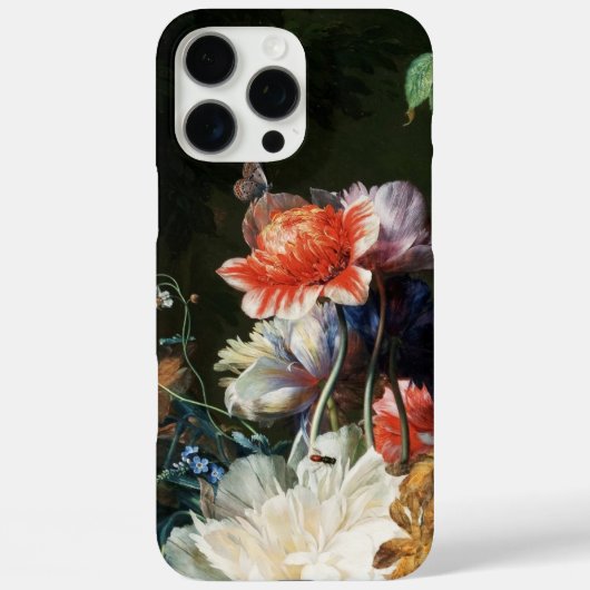 PINK RED ANEMONES WHITE FLOWERS, BUTTERFLY Floral Case-Mate iPhone Case (Achterkant)