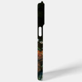 PINK RED ANEMONES WHITE FLOWERS, BUTTERFLY MONOGRA Case-Mate iPhone CASE (Achterkant / Rechts)