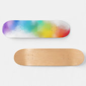 Pink Red Blue Green Yellow Custom Blank Template Persoonlijk Skateboard (Horizontaal)