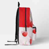 PINK RED CHERRIES BACK TO SCHOOL BEDRUKTE RUGZAK (Links)