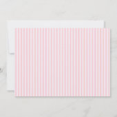 Pink Red Coquette Bow Valentine Baby Shower Photo Kaart (Achterkant)