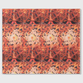 PINK RED DAISY FLOWERS CADEAUPAPIER (Vlak)