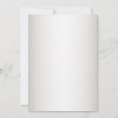 Pink Red Floral Geometric Watercolor Wedding Kaart (Achterkant)